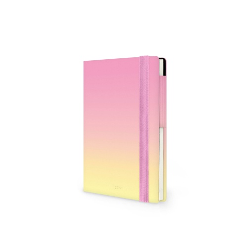 Agenda semanal A6 2027 Legami Sunrise Lover com elástico