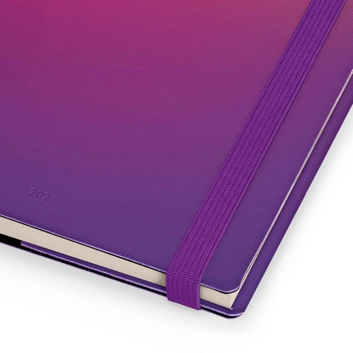 Agenda semanal 120x180mm 2027 Legami Sunset Vibes com elástico