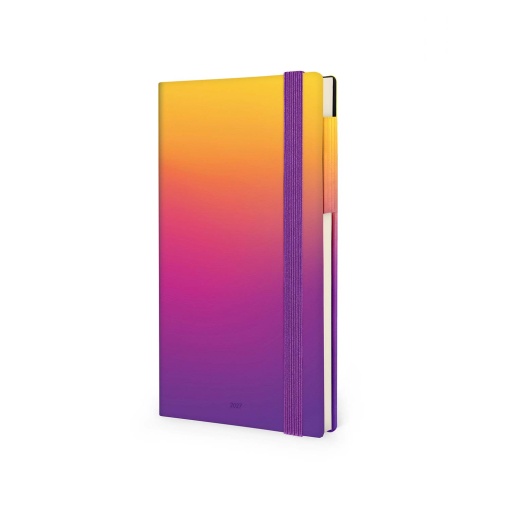 Agenda semanal 120x180mm 2027 Legami Sunset Vibes com elástico