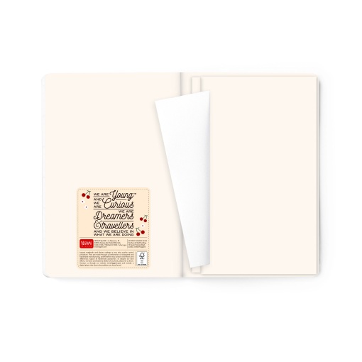 Agenda semanal 120x180mm 2027 Legami Teddy Bear Cherry White "Can't Bear This Cuteness" com elástico