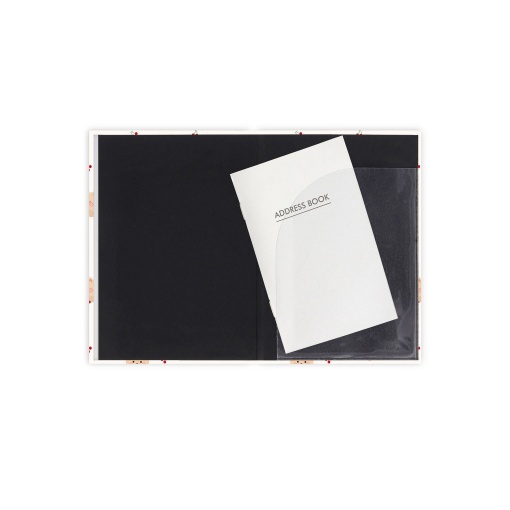 Agenda diária A6 2027 Legami Teddy Bear Cherry White "Can't Bear This Cuteness" com elástico
