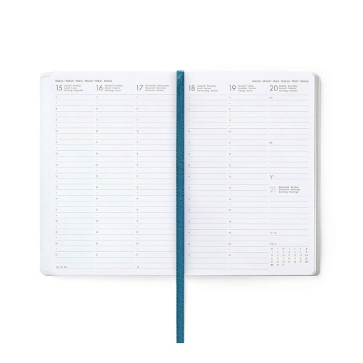 Agenda semanal 120x180mm 2027 Legami Travel Stickers "Every Journey Tells a Story" com elástico