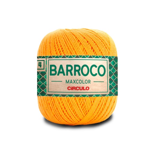 Fio de crochet Círculo Barroco Maxcolor 4 200g ouro 1449