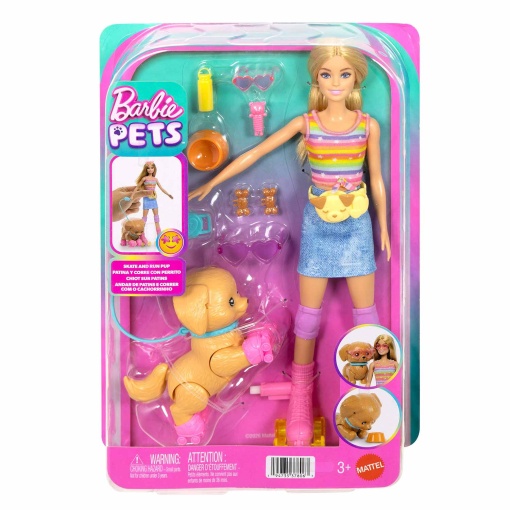 Barbie Pets Skating and Running Dog Mattel JMJ43/JMJ44