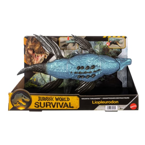 Jurassic World Survival destruidores gigantes Liopleurodon 38cm Mattel JGB92/JKL87