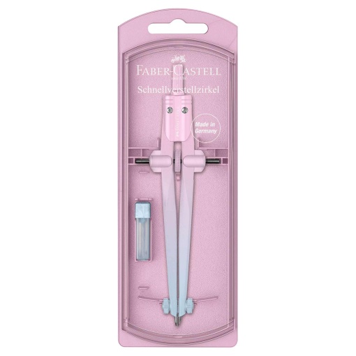 Compasso Faber-Castell Follow Your Flow com 3 peças sortido