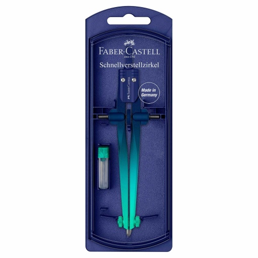 Compasso Faber-Castell Follow Your Flow com 3 peças sortido