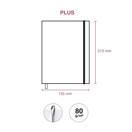 A5 2027 Miquelrius Plus Luxor blue daily planner