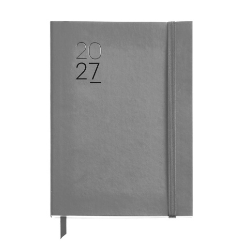A5 2027 Miquelrius Plus Luxor gray daily planner