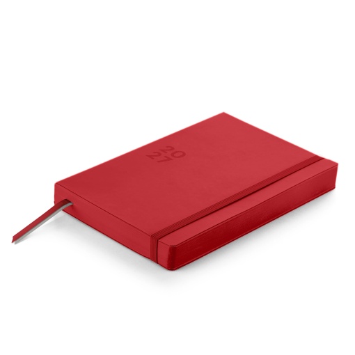 Agenda diaria A5 2027 Miquelrius Plus Back to Basics Roja