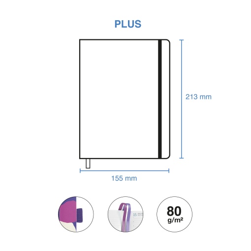 A5 2027 Daily Planner by Miquelrius Plus, Graphic Camouflage