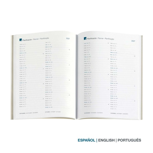 Agenda semanal A5 2027 Miquelrius Plus Gráfica Camuflage