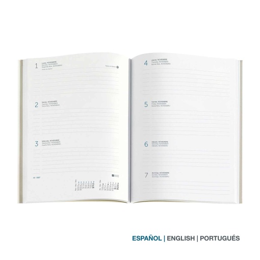 Weekly planner A5 2027 Miquelrius Plus Graphic Squares