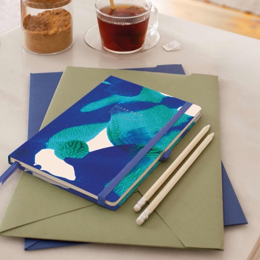 A5 2027 Daily Planner by Miquelrius Plus, Blue Sea Graphics