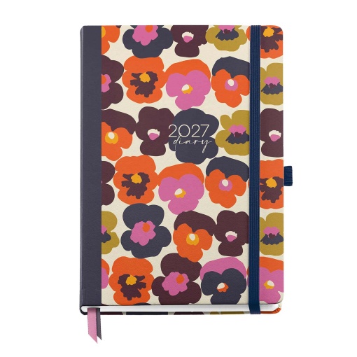 Weekly agenda A5 2027 Miquelrius Plus Natura Bold Flowers