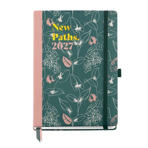 Weekly agenda A5 2027 Miquelrius Plus Natura Green Line