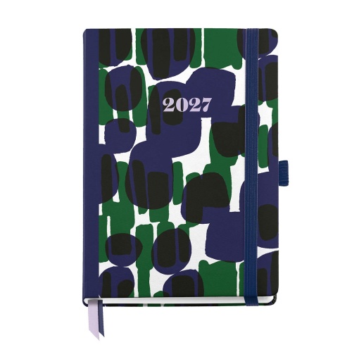 Agenda diária 122x168mm 2027 Miquelrius Journal Gráfica Blobs