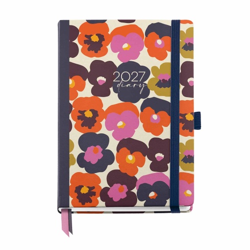 Agenda diária 122x168mm 2027 Miquelrius Journal Natura Bold Flowers
