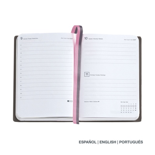 Agenda diária 122x168mm 2027 Miquelrius Journal Natura Bold Flowers