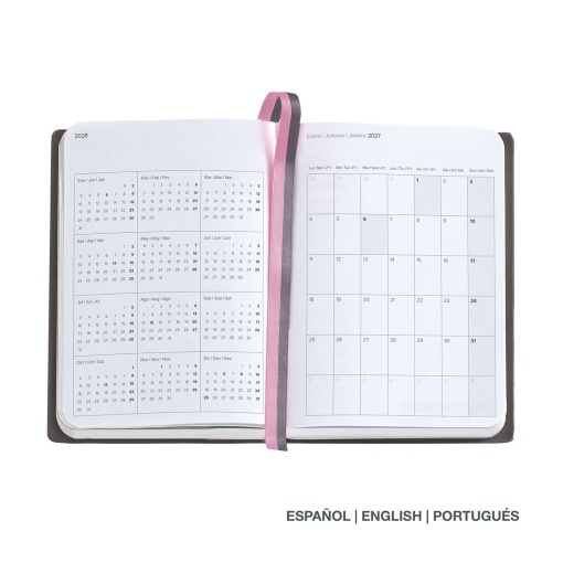 Agenda diária 122x168mm 2027 Miquelrius Journal Natura Bold Flowers