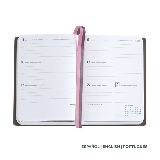 Agenda semanal 122x168mm 2027 Miquelrius Journal Natura Bold Flowers