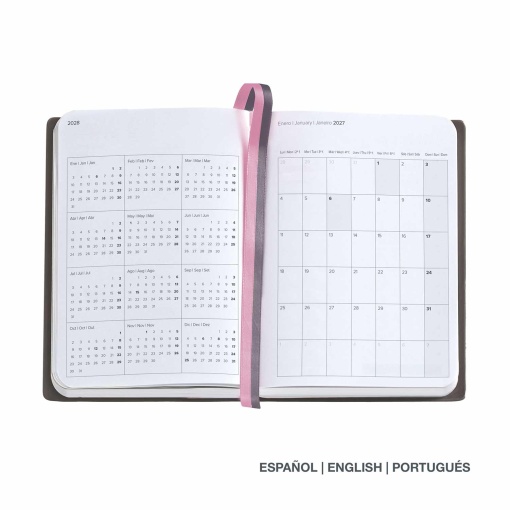 Agenda semanal 122x168mm 2027 Miquelrius Journal Natura Bold Flowers
