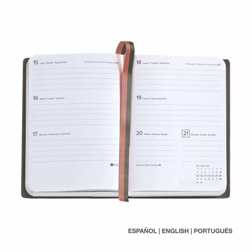 Agenda semanal 122x168mm 2027 Miquelrius Journal Natura Cherries