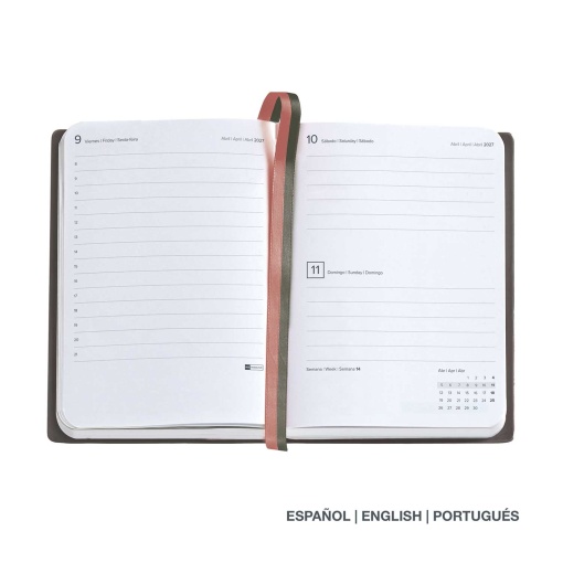Agenda diária 122x168mm 2027 Miquelrius Journal Natura Cherries