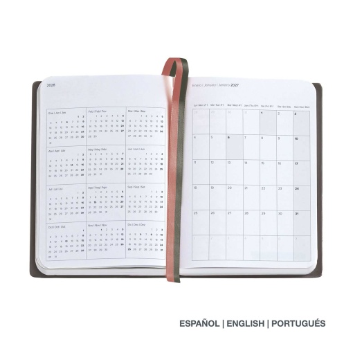 Agenda diária 122x168mm 2027 Miquelrius Journal Natura Cherries