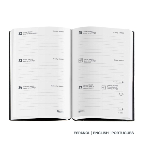 Agenda semanal A6 2027 Miquelrius Gráfica Camuflage