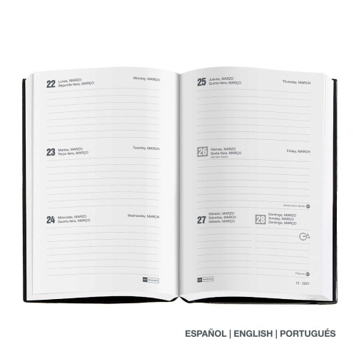 Agenda semanal A6 2027 Miquelrius Graphic Squares