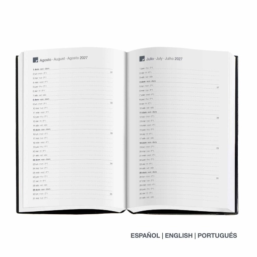 Agenda semanal A6 2027 Miquelrius Graphic Squares