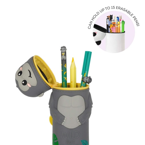 Estojo de silicone 2 em 1 Legami Kawaii Gorilla "Wild But Kind" 26