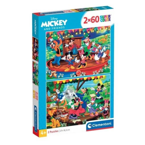 Clementoni puzzle 2x60 pieces Disney Mickey and Friends