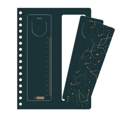 Daily planner A5 2027 spiral bound Miquelrius Plus Trends Astral Constellations