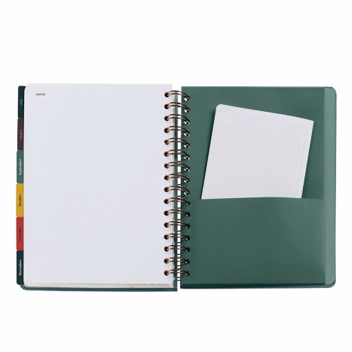 Daily planner A5 2027 spiral bound Miquelrius Plus Trends Astral Constellations