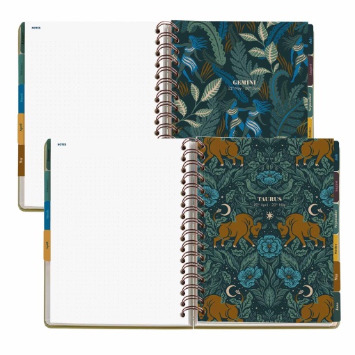 A5 2027 Spiral Daily Planner Miquelrius Plus Trends Astral Zodiac