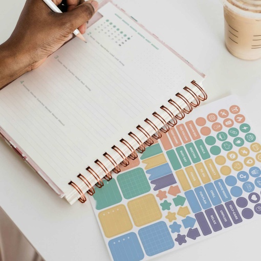 A5 2027 Spiral Weekly Planner, Miquelrius Plus Trends Liberty Taupe