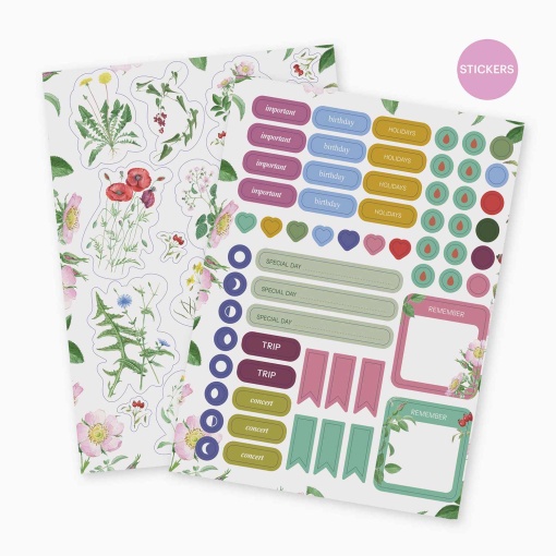 Weekly agenda A5 2027 spiral Miquelrius Plus Trends Entredos Rosae