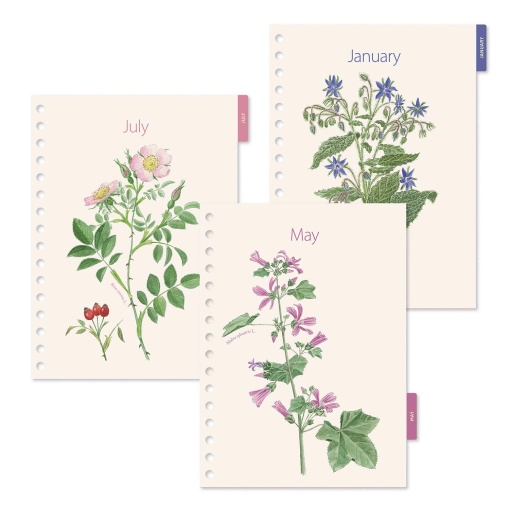 Weekly agenda A5 2027 spiral Miquelrius Plus Trends Entredos Jardin