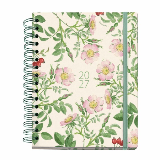 A5 2027 Spiral Daily Planner by Miquelrius Plus Trends Entredos Jardin