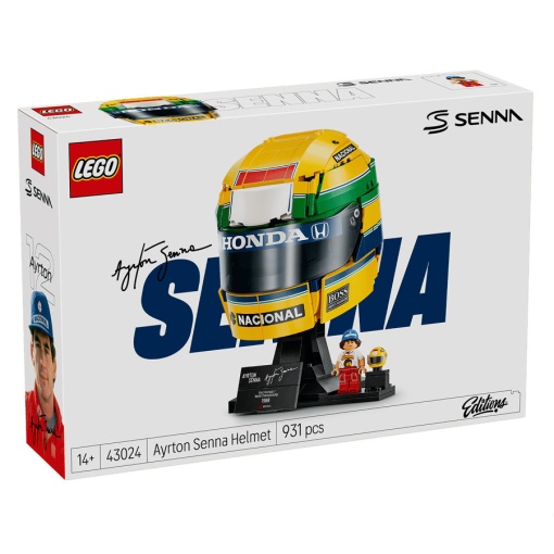 Casco de Ayrton Senna de LEGO Editions 43024