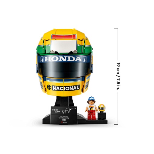 Casco de Ayrton Senna de LEGO Editions 43024
