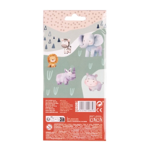 Apli Kids Jungle Babies Stickers (1 sheet)