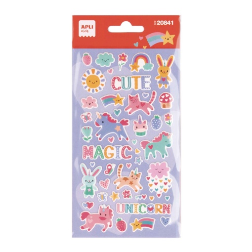 Apli Kids Unicorn Magic Stickers (1 sheet)