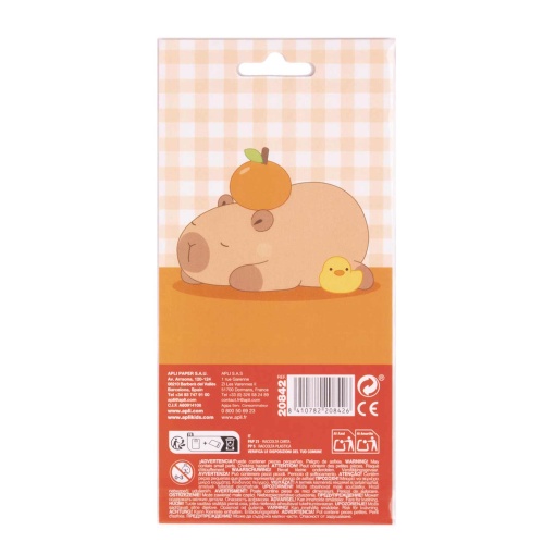 Apli Kids capybara stickers (1 sheet)