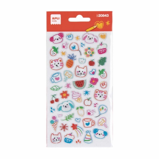 Apli Kids sticker designs (1 sheet)