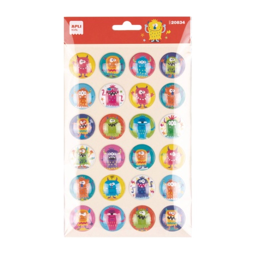 Apli Kids maxi robots stickers (1 sheet)