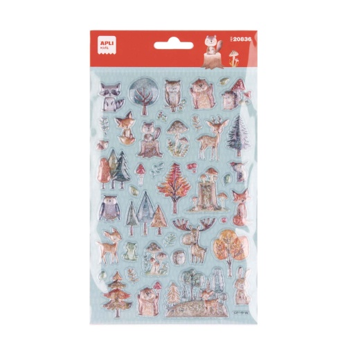 Apli Kids Maxi Forest Stickers (1 sheet)