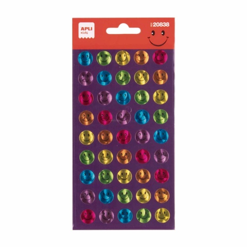 Apli Kids smiley stickers (1 sheet)